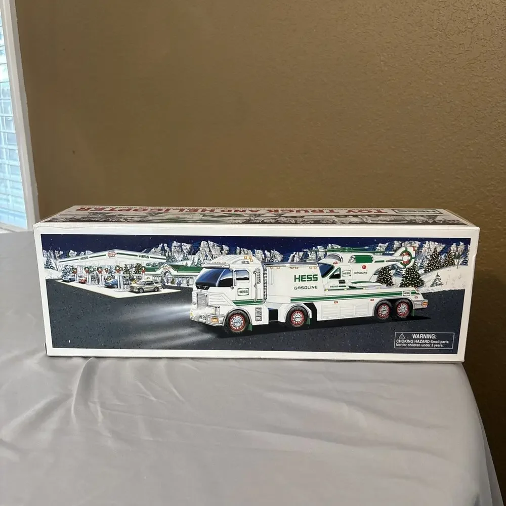 2006 Hess Toy Truck and Helicopter Collectible Set New In Box